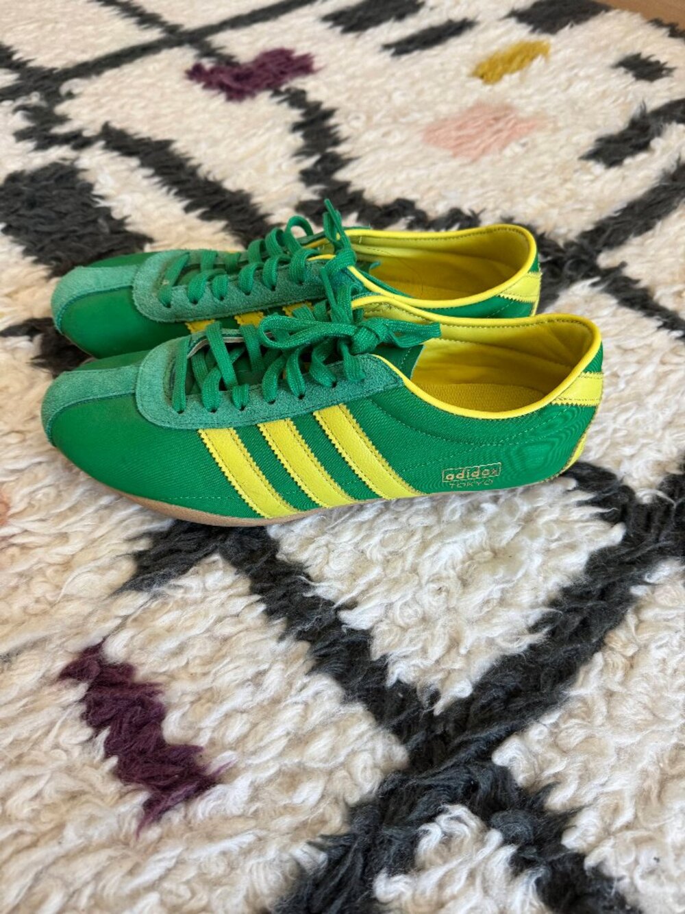 Adidas Women's Tokyo Shoes Green/Yellow Size 9